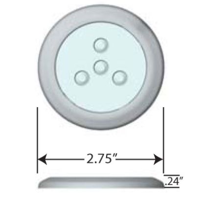 ATTWOOD MARI ASM-LT INT WHT LED WHT - 6320W7