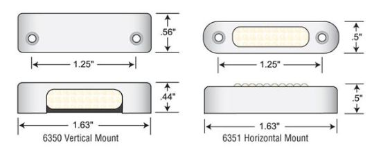 ATTWOOD MARI ASM-LT INT MICRO WHT VERT - 6350W7