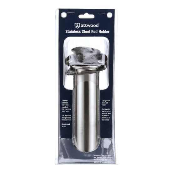 ATTWOOD MARI ROD HLDR-SS 15DEG FLSH MT - 663637