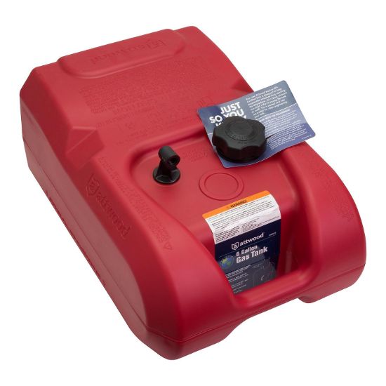 ATTWOOD MARI FUEL TANK  6 GAL LOW-PERM - 8806LP2