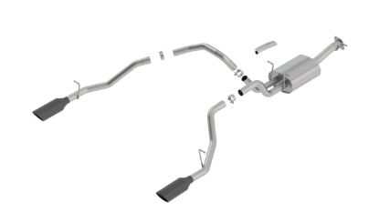 BORLA TAC '16-'18 3.5L  S-TPE BLK CHRM TP - 140758BC
