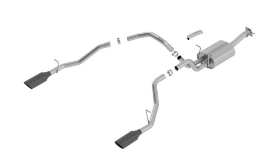 BORLA TAC '16-'18 3.5L  S-TPE BLK CHRM TP - 140758BC