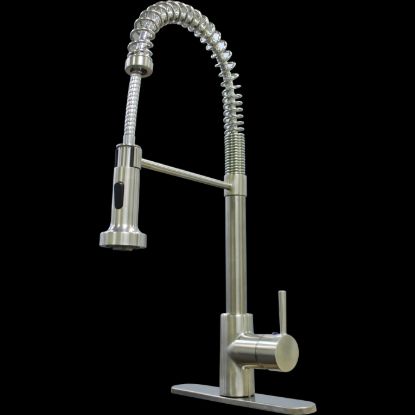 EMPIRE FAUCE COILED SPR FAUCET  SGLE BRSH NCKEL - SP5000NA