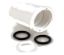 EMPIRE FAUCE SPOUTNUT W/O'RING WH-BULK - SPTNUTW