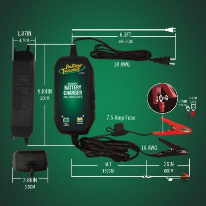 BATTERY TEND INCLUDES RING TERMINALS & ALLIGATOR - 0220209BTW