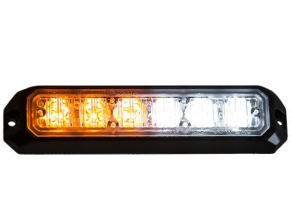 BUYERS PROD LIGHT STROBE 5IN  6 LED  AMBER/CLEA - 8891502