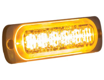 BUYERS PROD LIGHT STROBE 4-3/8IN 6-LED AMBER - 8891900