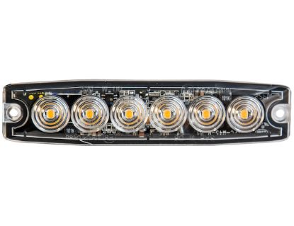 BUYERS PROD LIGHT STROBE 5-1/8IN 6-LED AMBER - 8892200