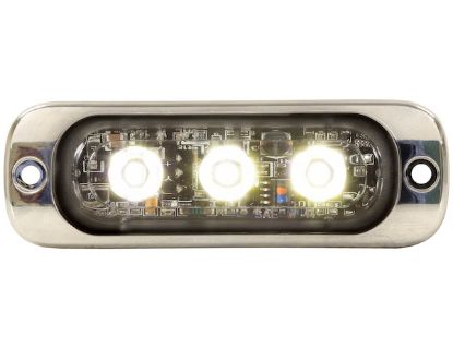 BUYERS PROD LIGHT STROBE 3-3/8IN 3-LED CLEAR - 8892301