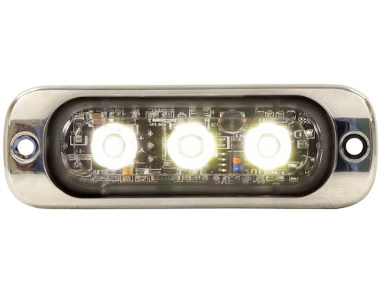 BUYERS PROD LIGHT STROBE 3-3/8IN 3-LED CLEAR - 8892301