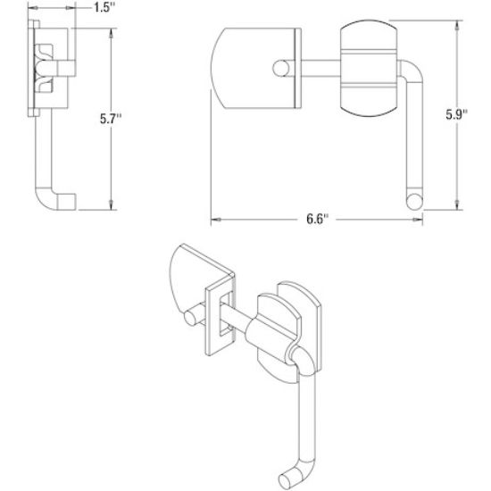 BUYERS PROD LATCH SECURITY STR SIDE WELD- - B2588W