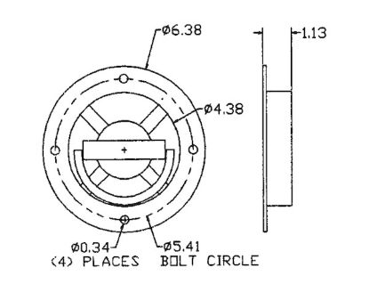 BUYERS PROD HD RECESSED ROTATING ROPE - B901