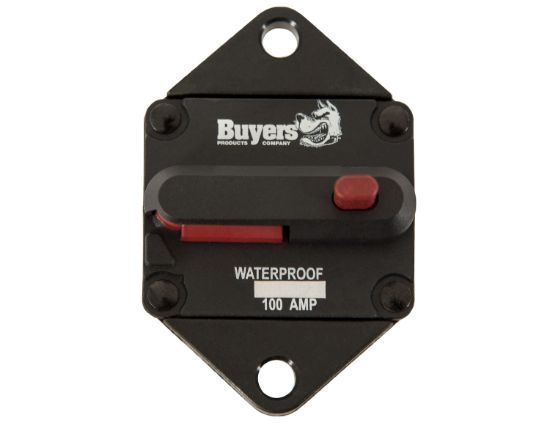 BUYERS PROD CIRCUIT BREAKER 100 AMP  PUSH-TO-TR - CB102PB