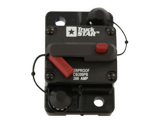 BUYERS PROD CIRCUIT BREAKER 200AMP PUSH-TO-TRIP - CB200PB