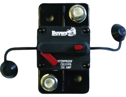 BUYERS PROD CIRCUIT BREAKER 250 AMP PUSH-TO-TRI - CB251PB