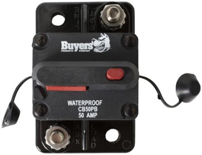 BUYERS PROD CIRCUIT BREAKER 50 AMP PUSH-TO-TRIP - CB50PB