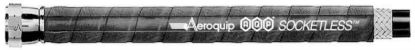 AEROQUIP #10 SOCKTLESS HOSE BLK20' - FCN1020