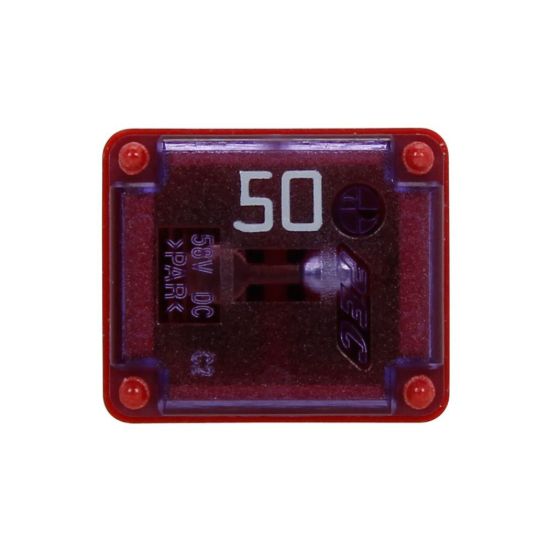 BUSSMANN LOW-PROFILE FMX FUSES-RED - BPFMX50LPR