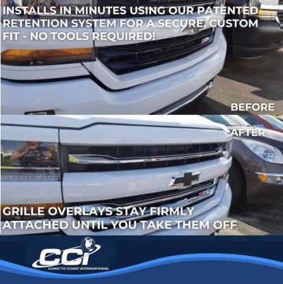 COAST2COAST GI 16-18 SILVERADO CHROME BAR 3 PC - GI158