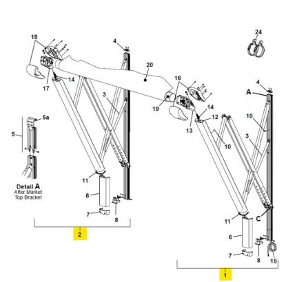 CAREFREE/CO. ECLIPSE ARMS ADJ PITCH WH - VX2550HW