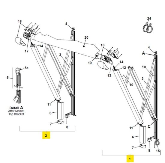 CAREFREE/CO. ECLIPSE ARMS ADJ PITCH WH - VX2550HW