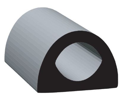 CLEAN SEAL .216 X .354 'D'  EPDM  BL - 1085H250