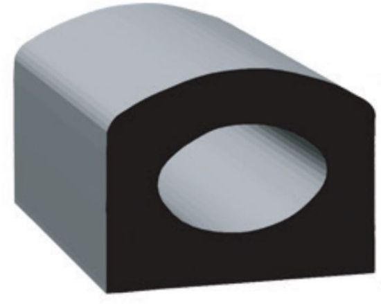 CLEAN SEAL .375 X .625 'D'  EPDM  BL - 1723H250