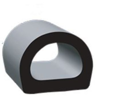 CLEAN SEAL .760 X .93 'D' EPDM  W/ST  BLK - 1750ST50