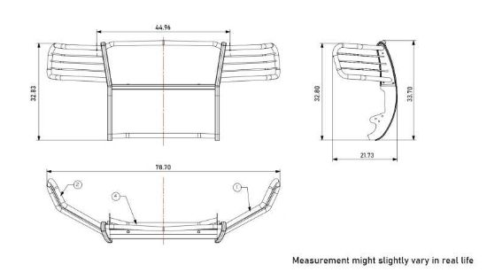 BLACK HORSE 2007-2013 CHEVROLET AVALANCHE 1500 - 7A037400MA