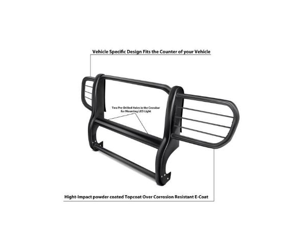 BLACK HORSE 2006-2013 JEEP COMMANDER GRILLE GUA - 7A081000MA