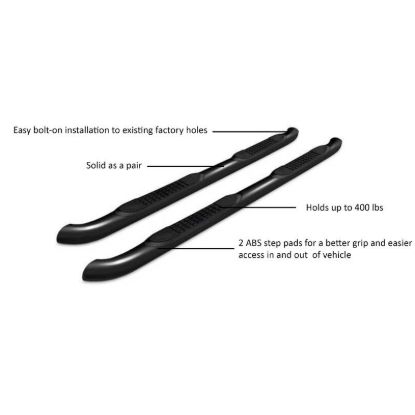 BLACK HORSE 2017-2019 HONDA RIDGELINE SIDE STEP - 9H2010A