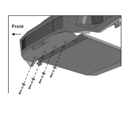 BLACK HORSE ARMOUR HEAVY DUTY FRONT BUMPER 2015 - AFBCO20SK
