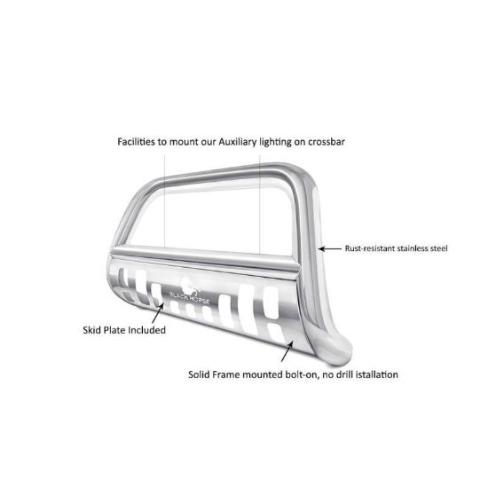 BLACK HORSE 2019-2019 HONDA PASSPORT BULL BAR-B - BB158107SP