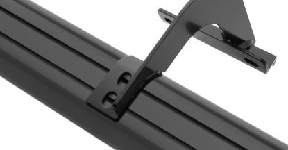 BLACK HORSE EPIC RUNNING BOARDS BLACK - E1685