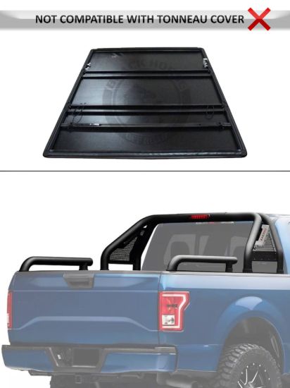 BLACK HORSE GLADIATOR ROLL BAR KIT - GLRB03BPLB