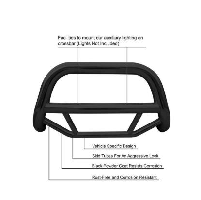 BLACK HORSE 2001-2008 FORD RANGER BULL BAR-MAX - MBBFOB1501