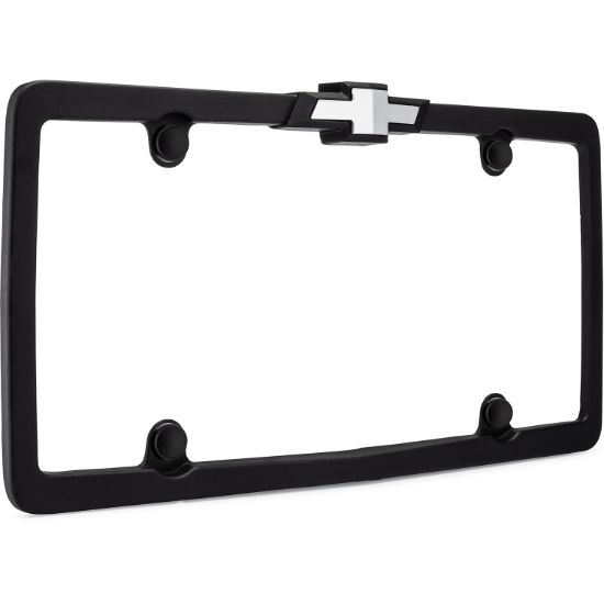 CRUISER LICENSE PLATE FRAMES  CHEVY  MATTE - 10450