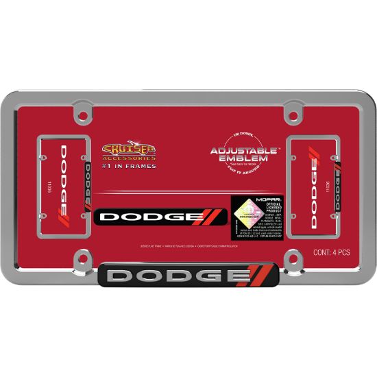 CRUISER DGE RAM RED LICENSEPLTFRM - 11036