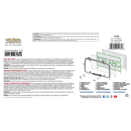 CRUISER RAM  CHROME - 11135