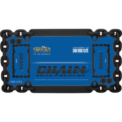 CRUISER CHAIN  FLAT BLK W/FAST CAPS - 20500