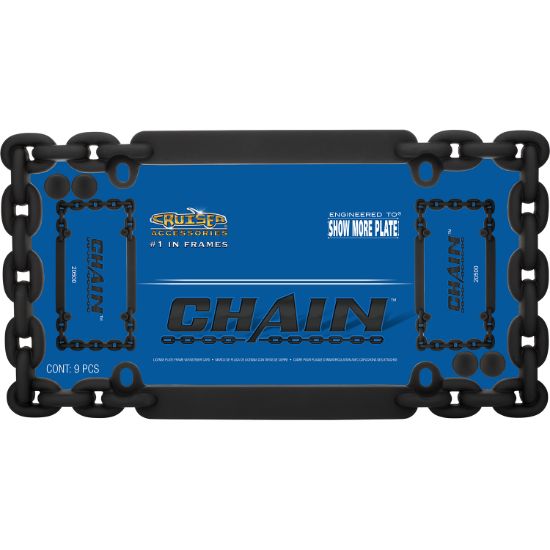 CRUISER CHAIN  FLAT BLK W/FAST CAPS - 20500