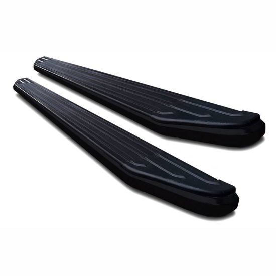BLACK HORSE PEERLESS RUNNING BOARDS - PRG385BK