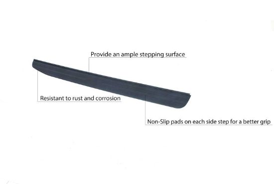 BLACK HORSE OEM REPLICA RUNNING BOARDS - RRRHS14