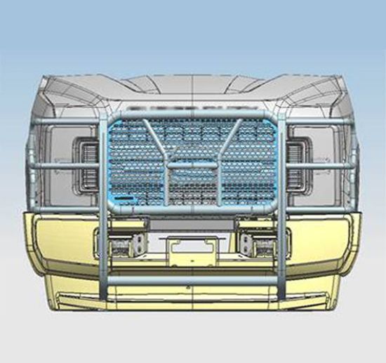 BLACK HORSE 2017-2019 FORD F-550 GRILLE GUARD-R - RUFOF217B