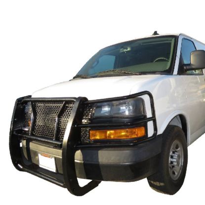 BLACK HORSE RUGGED HEAVY DUTY GRILLE GUARD - RUGV02MAB