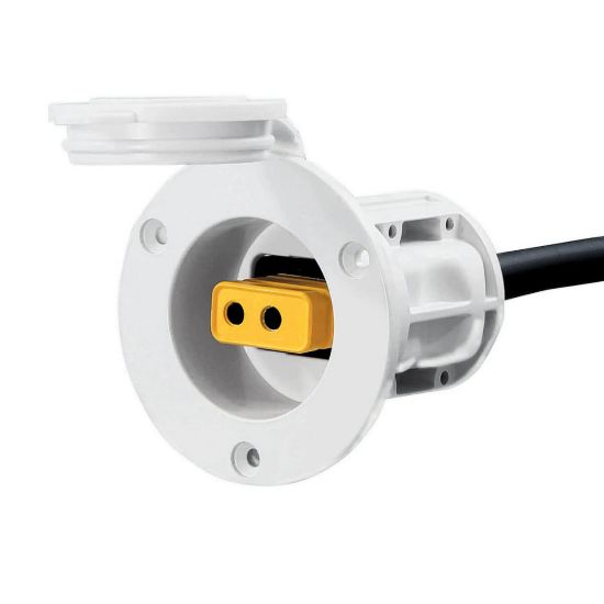 CANNON FLUSH MOUNT POWER PORT (WHITE) - 1903013