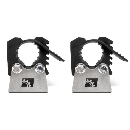 BUILTRIGHT RISER MOUNT (PAIR) - INCLUDES 1' - - 104005