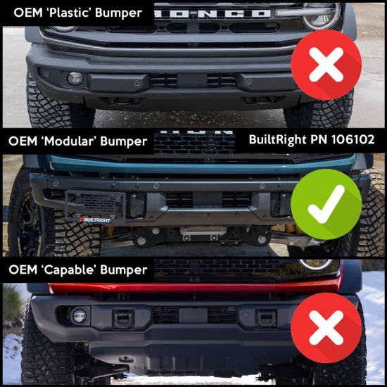 BUILTRIGHT LPRK - FORD BRONCO  MODULAR STEEL B - 106102