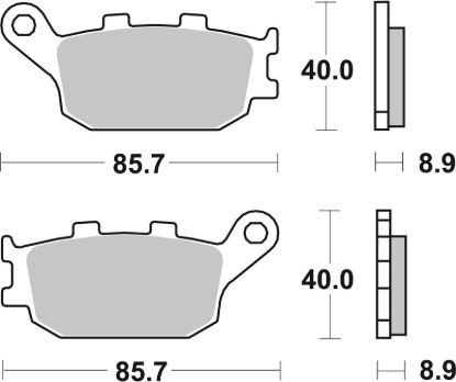 BREMBO HONDA CB750 NIGHTHAWK 1992-1995  CB - 07HO36SP