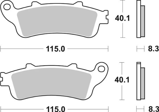 BREMBO SUZUKI DL1000 V-STROM 2002-2009  DL - 07HO43SP